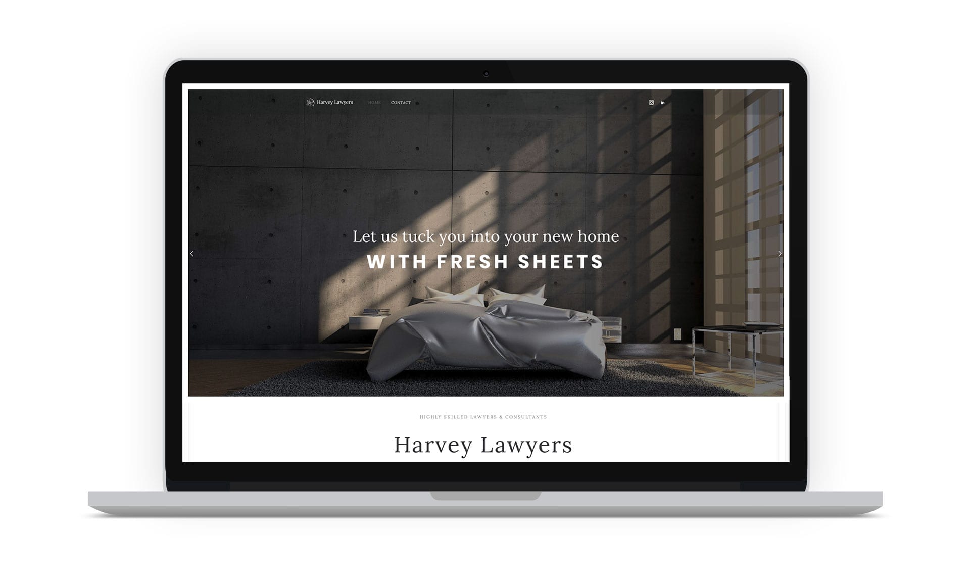 sitio web portátil para abogados
